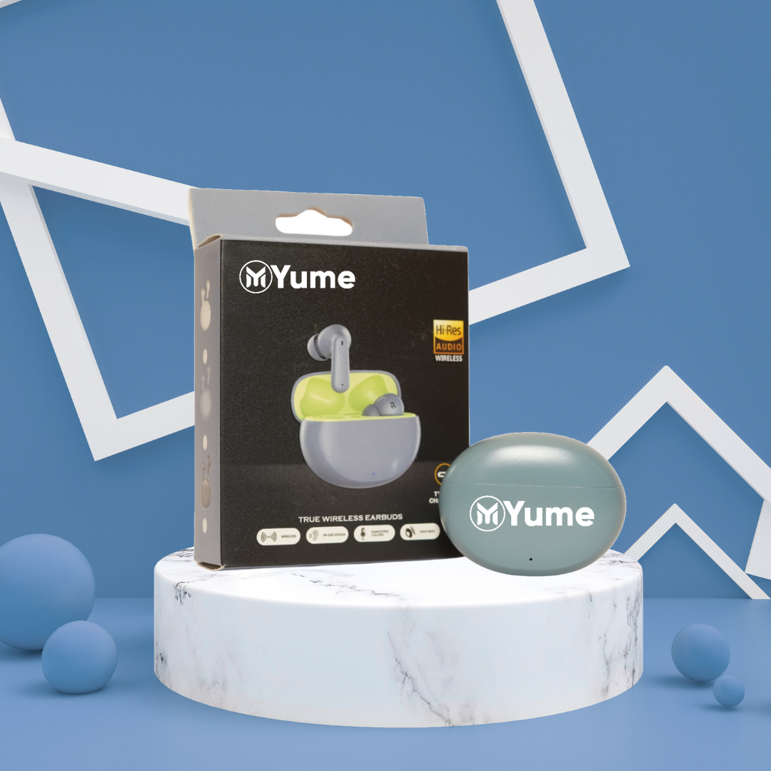 Yume True Wireless Earbuds-Green - Image 3