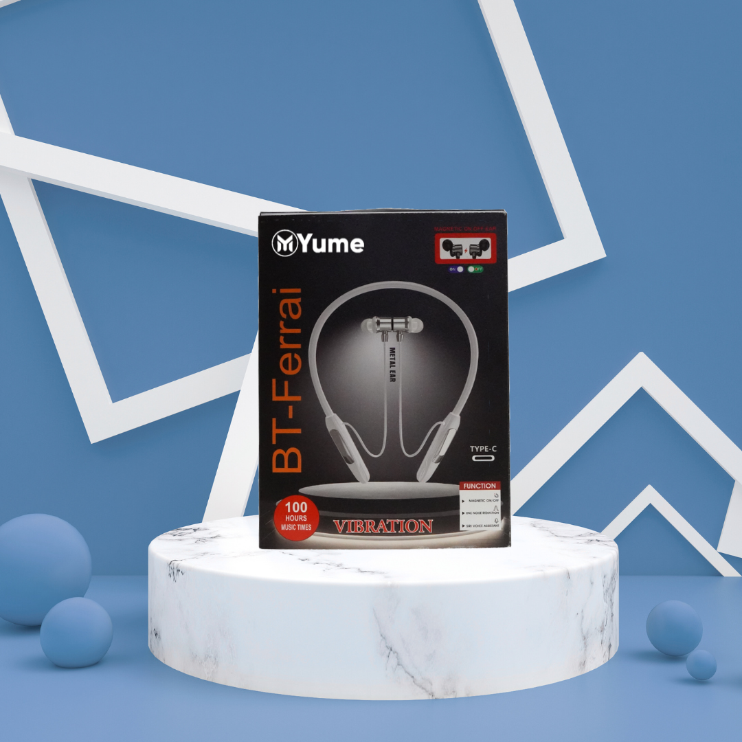 Yume BT-Ferrai Vibration Neckband-White